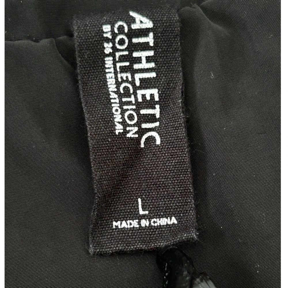 Athletic Collection by 26 International Black Utility Anorak Jacket Hooded L